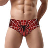 Custom Superhero Briefs Underwear Men's Comfortable Stretch Spider Man Head Panties