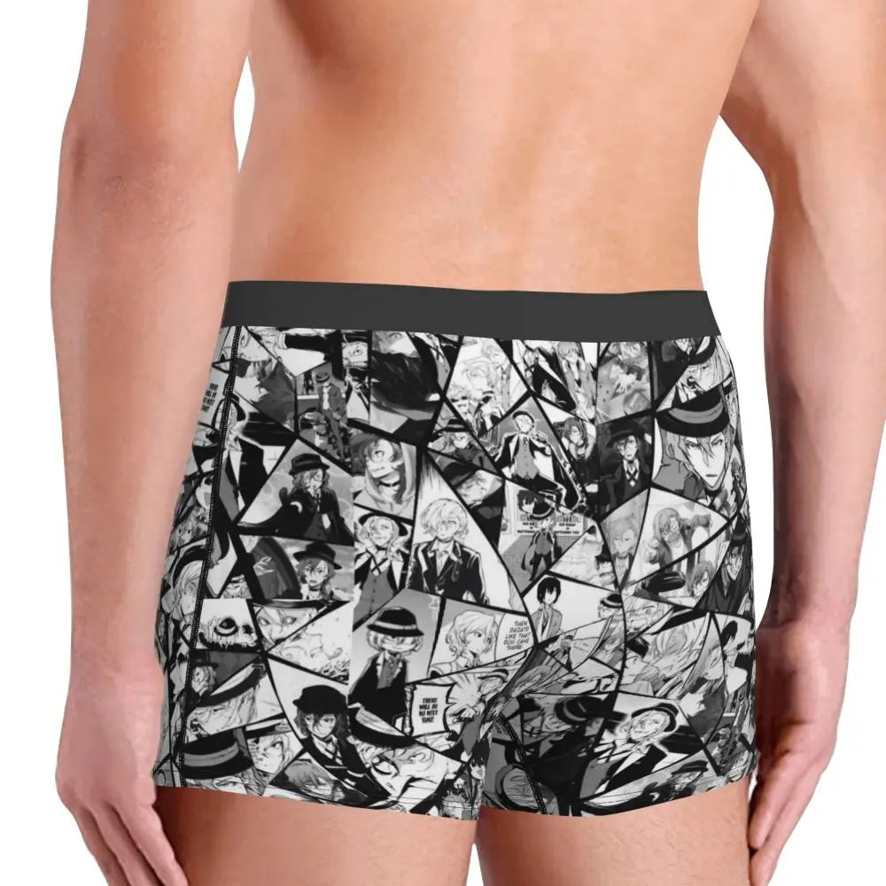 Bungou Stray Dogs Chuuya Nakahara Man's Underwear, Highly Breathable printing High Quality Gift Idea