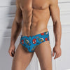 Custom Superhero Briefs Underwear Men's Comfortable Stretch Spider Man Head Panties