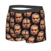 Custom Funny Kanye West Meme Boxer Shorts For Men 3D Print Sexy POP Rapper Underwear Panties Briefs Soft Underpants