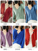 Classic Basic Merino Wool Women Sweater Autum Winter V-Neck Solid Office Lady Knitted Cardigan Long Sleeve Korean Clothing Tops