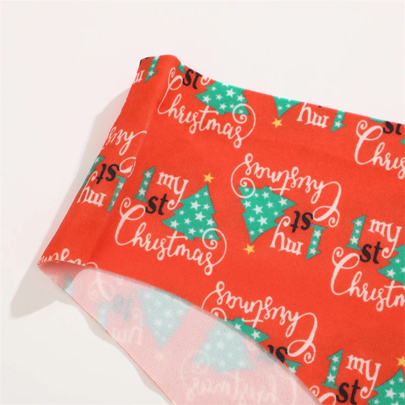 3Pcs/SET Women Seamless Ultra-thin Underwear Santa Claus Printed Panties Sexy Christmas Theme Briefs Comfortable Lingerie XS-XL