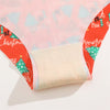 3Pcs/SET Women Seamless Ultra-thin Underwear Santa Claus Printed Panties Sexy Christmas Theme Briefs Comfortable Lingerie XS-XL