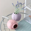 Modern Ceramic Strawberry Shape Vase Creative Ins Style Flower Insertion Device Desktop Decoration Crafts Room Home Decor