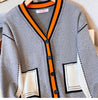 Women Cardigans Oversized Sweater V Neck Loose Knitwear Single Breasted Casual Knit Cardigan Outwear Winter Casual Jackets