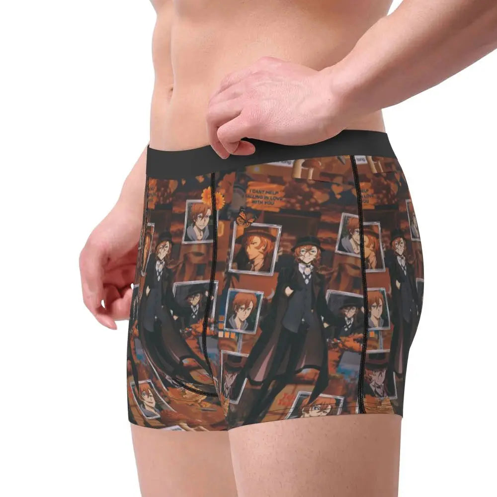 Bungou Stray Dogs Chuuya Nakahara Man's Underwear, Highly Breathable printing High Quality Gift Idea