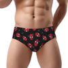 Custom Superhero Briefs Underwear Men's Comfortable Stretch Spider Man Head Panties
