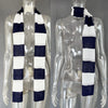 Fantoye Knit Striped Two Piece Sets Cardigan Women Sweater With Scarf Long Sleeve Button Sweater Winter Loose Casual Streetwear