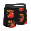 Custom Lighting McQueen Boxers Shorts Men's Cartoon Briefs Underwear Novelty Underpants