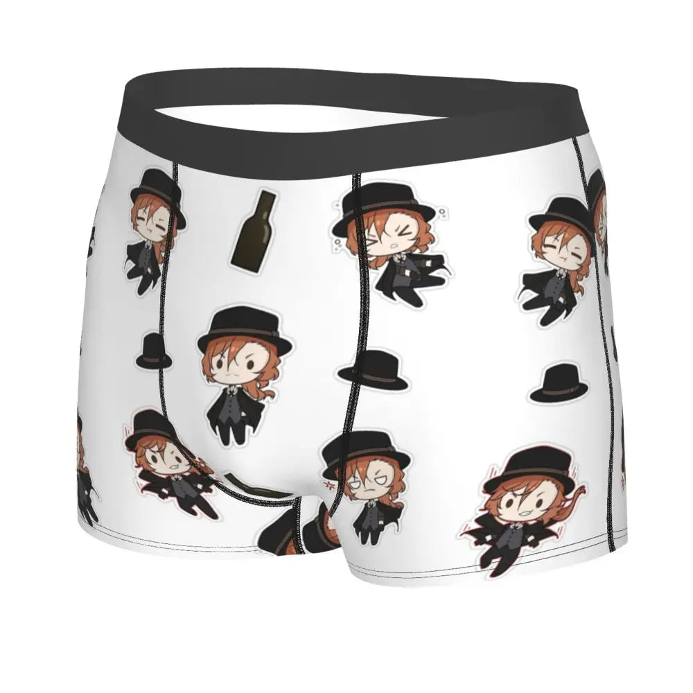 Bungou Stray Dogs Chuuya Nakahara Man's Underwear, Highly Breathable printing High Quality Gift Idea