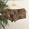 Pantie Men Boxer Briefs Briefs Men's Cotton Spandex Leopard Printed Boxer Briefs Low Rise Underpants Fitness Shorts