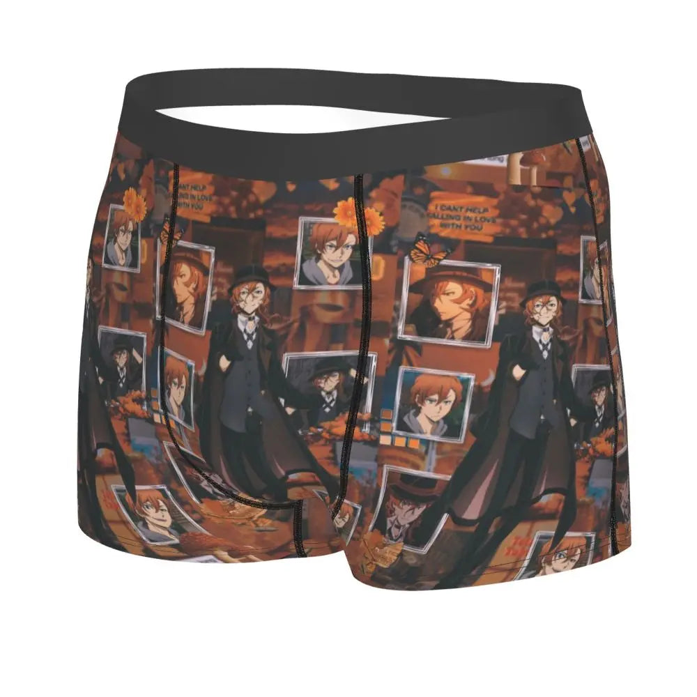 Bungou Stray Dogs Chuuya Nakahara Man's Underwear, Highly Breathable printing High Quality Gift Idea