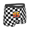 Custom Lighting McQueen Boxers Shorts Men's Cartoon Briefs Underwear Novelty Underpants