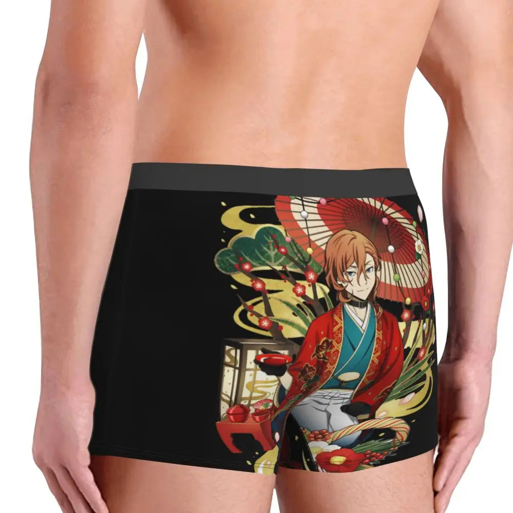 Bungou Stray Dogs Chuuya Nakahara Man's Underwear, Highly Breathable printing High Quality Gift Idea
