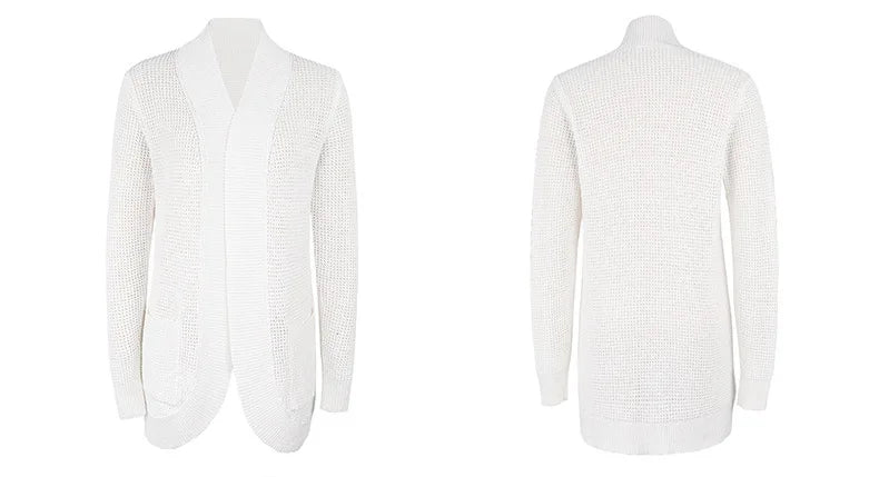 Autumn Long Coat Women Jumper Pull Femme Loose Knitted Ladies Outerwear Ropa Mujer Fashion Cardigan Jacket Sweater Woman Clothes