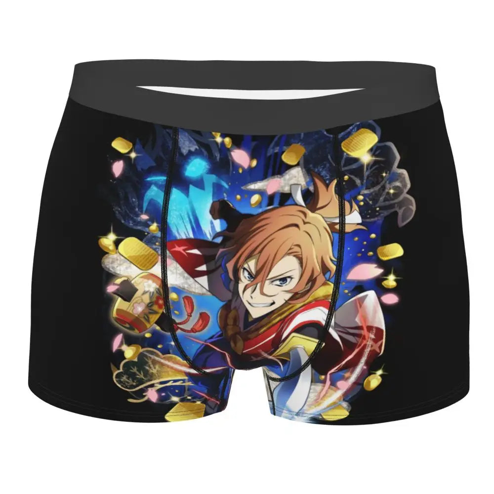 Bungou Stray Dogs Chuuya Nakahara Man's Underwear, Highly Breathable printing High Quality Gift Idea