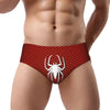 Custom Superhero Briefs Underwear Men's Comfortable Stretch Spider Man Head Panties