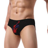 Custom Superhero Briefs Underwear Men's Comfortable Stretch Spider Man Head Panties