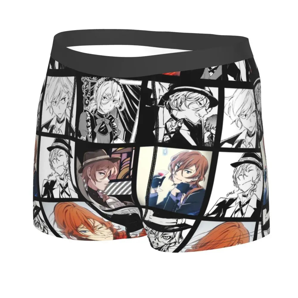 Bungou Stray Dogs Chuuya Nakahara Man's Underwear, Highly Breathable printing High Quality Gift Idea