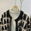Woherb 2024 New Sweaterscoat Women Cute Cat Print Knitted Cardigan O-neck Sweet Sueter Fashion Loose Casual Jackets Pull Femme