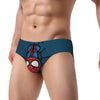 Custom Superhero Briefs Underwear Men's Comfortable Stretch Spider Man Head Panties