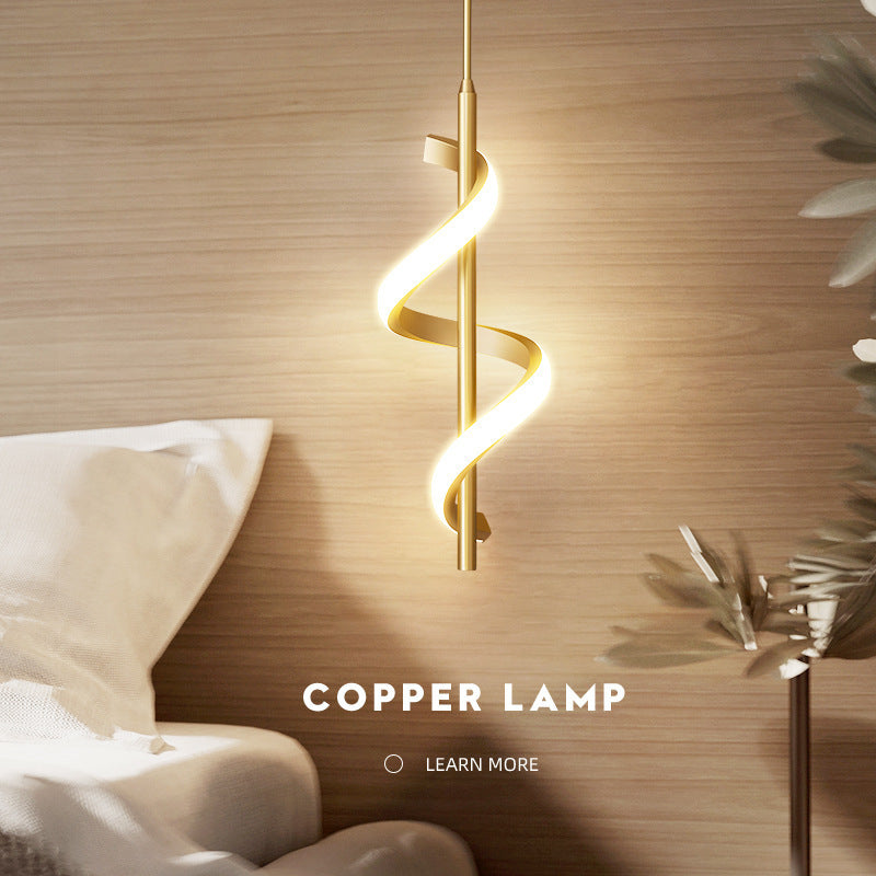 Bedroom Bedside Lamp Background Wall Lamp Living Room Pendant