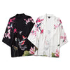 Plum Blossom Kimono Robe Men's Summer Retro Cardigan