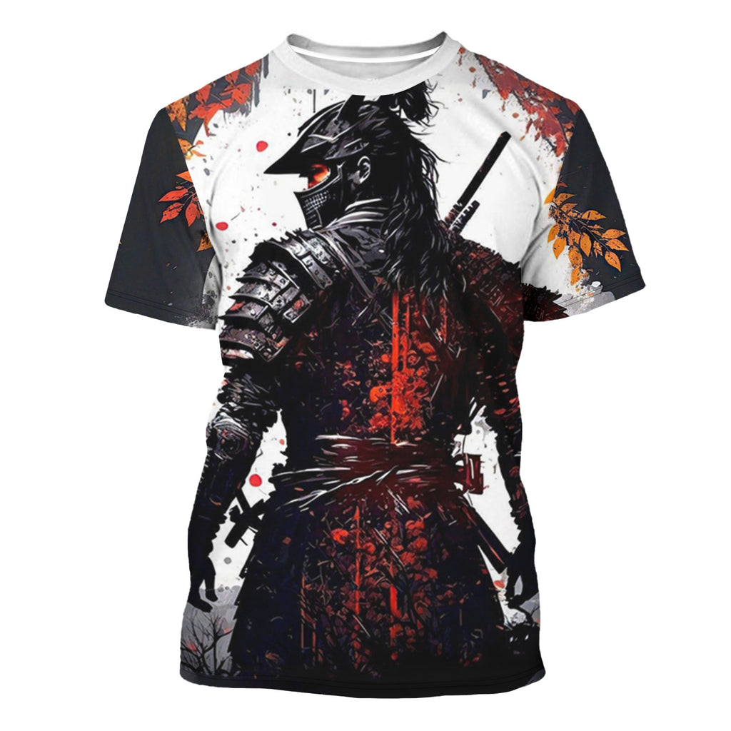 Versatile Men's Casual 3D Printed Short Sleeves