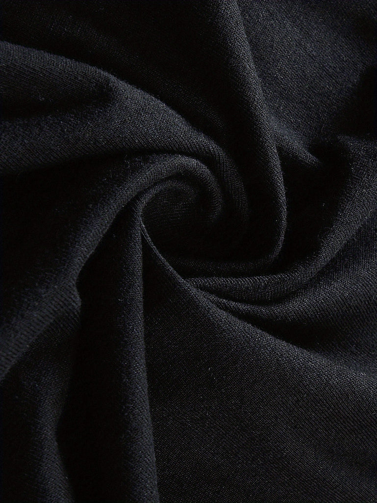 Cartoon Rabbit Pattern Printed T-shirt, Casual Short Sleeved Round Neck T-shirt, Summer Outdoor Men's Clothing