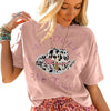 Fashion Letter Print Short-sleeve