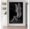 Angels And Demons 5d Embroidery Black And White Art Diamond Painting