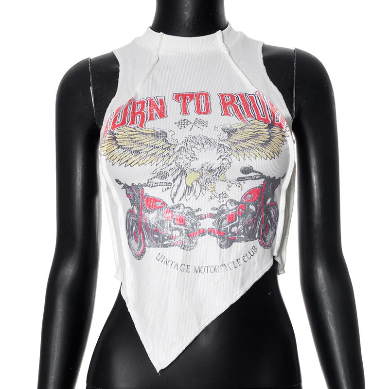 Women's Trendy Sleeveless Printed Vest Top