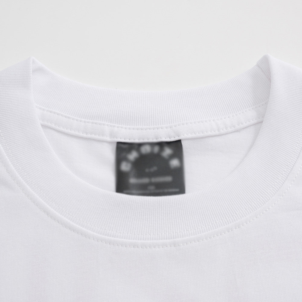 Text Printed Short-sleeved T-shirt Casual Top