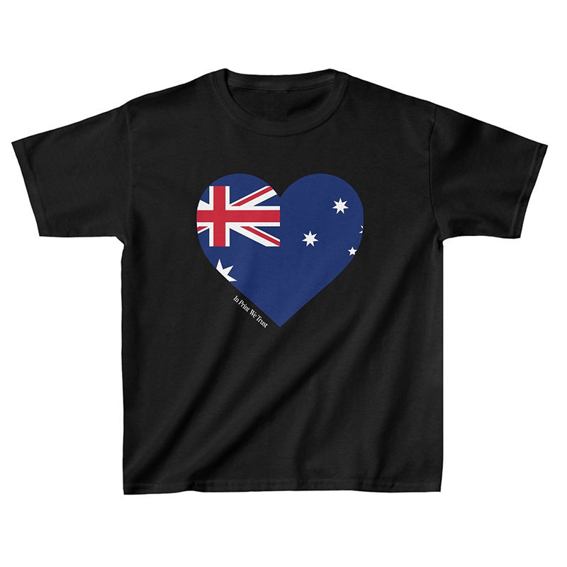 Slim-fit Sexy Gothic Cropped T-shirt