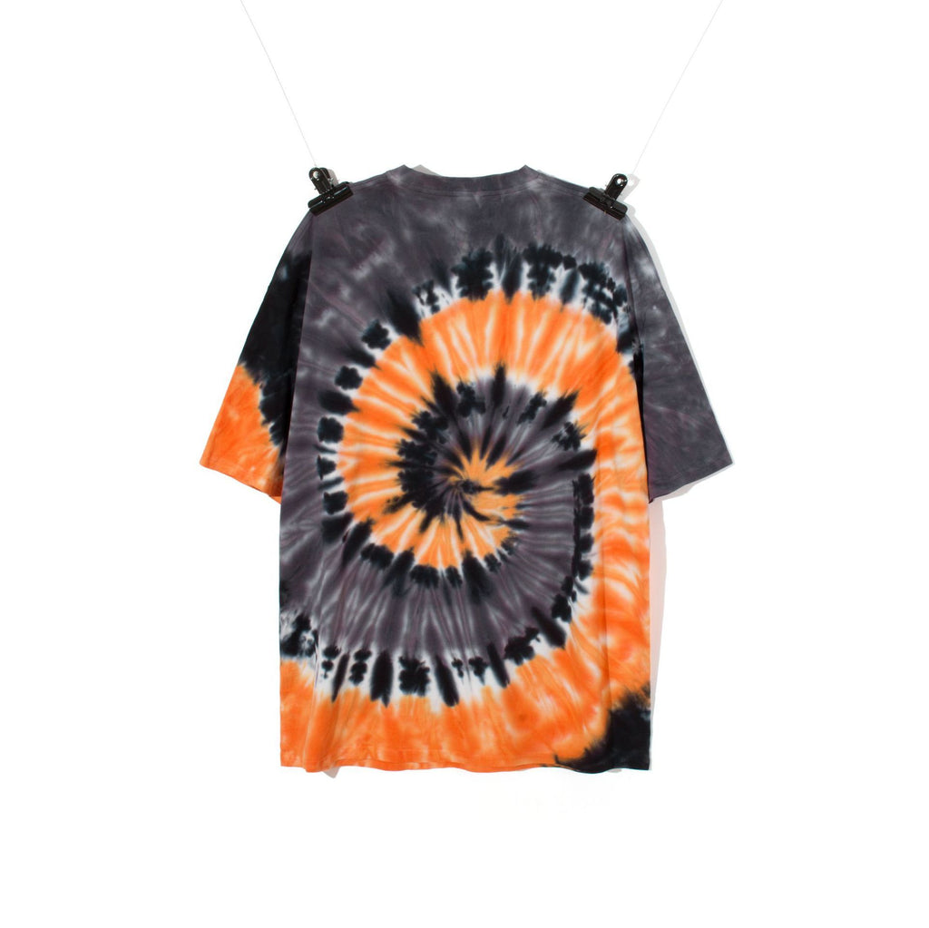 Fashion Printed T-shirt Hipster High Street Tie-dye Gradient Hip-hop Print Loose Short Sleeves