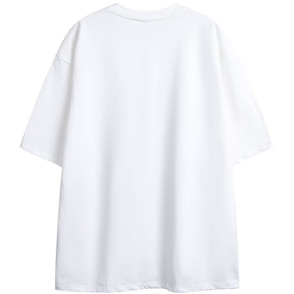 City Landscape Printed Short-sleeved T-shirt Men