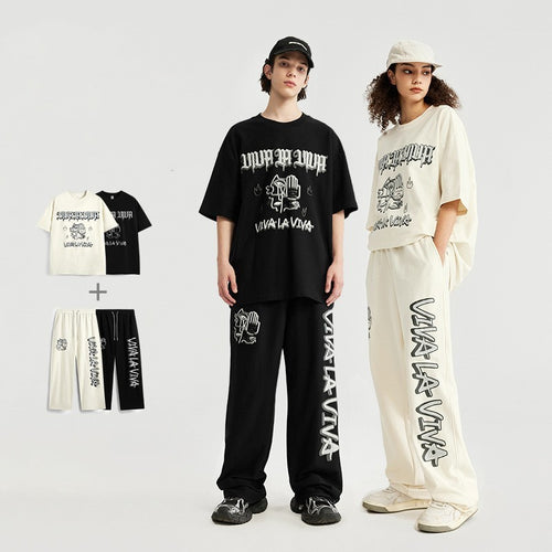 Hip Hop Letters Printing Suit Men And Women