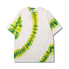 Hip Hop T-Shirt Striped Swirl Half Sleeves