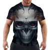 3D Digital Printing Men's Short Sleeve