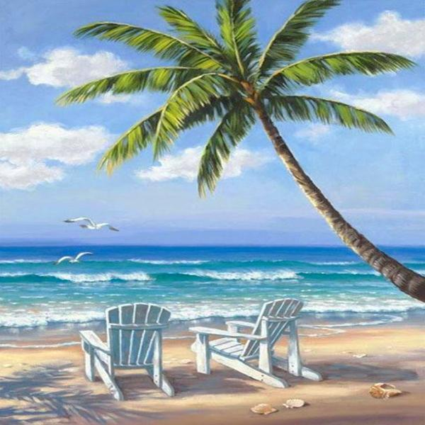 The Moonlight Beach 5D Diamond Painting -  – Five Diamond  Painting
