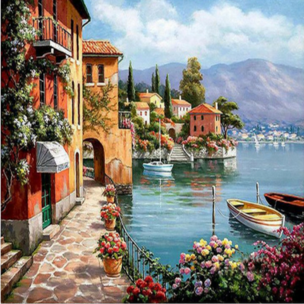 Holiday in Italy Diamond Painting Kit with Free Shipping – 5D Diamond  Paintings