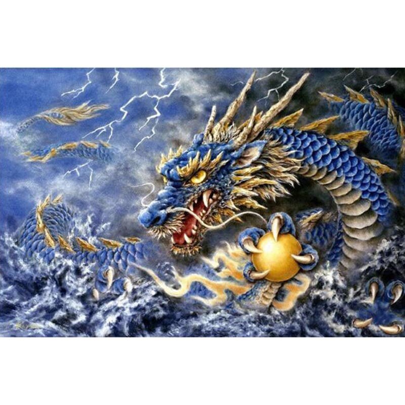 Dragons Fight, 5D Diamond Painting Kits
