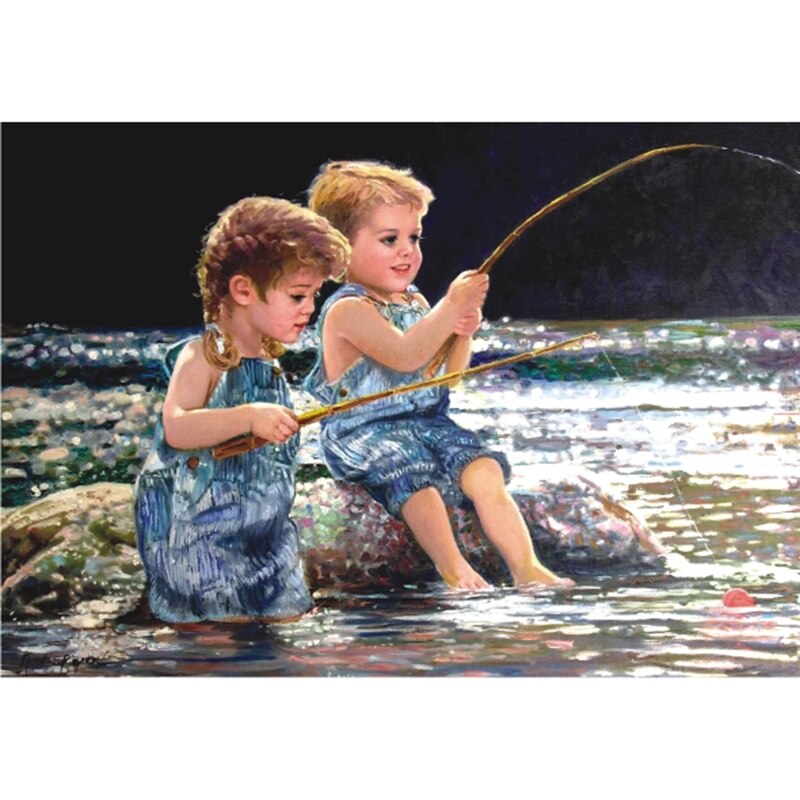 Fishing Trip Diamond Painting Kit with Free Shipping – 5D Diamond Paintings