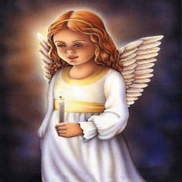 5D Diamond Painting Little Angel Cardinal Kit