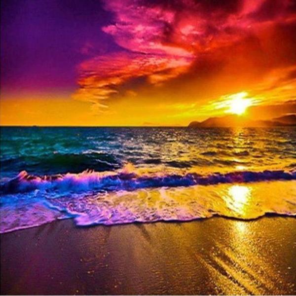 Evening Colors Sunset Diamond Painting Kit with Free Shipping – 5D Diamond  Paintings