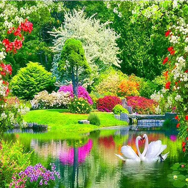 Colorful Flower Garden Diamond Painting Kit with Free Shipping – 5D Diamond  Paintings