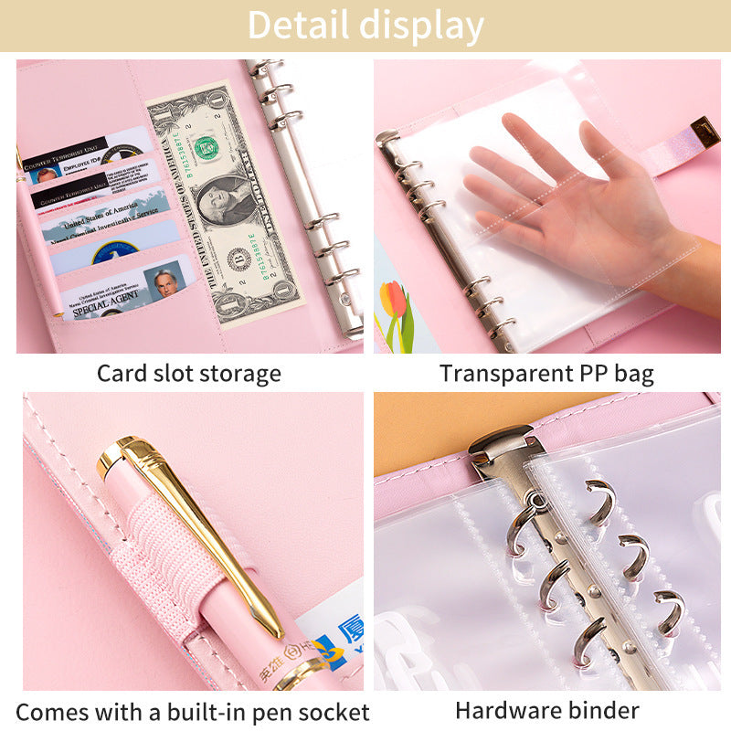 100 Days Saving Challenge Loose-leaf Password Journal Book