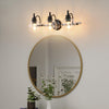 3 Lights Bathroom Vanity Fixture, 22 Inch Bathroom Fixture, Bathroom Lamp Above Mirror With Clear Glass Cover For Living Room And Kitchen, E26 Base