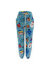 Cozy Women's Christmas Cartoon Print Joggers - Casual Slant Pockets, Drawstring Elastic Waist, Fall & Winter Essential