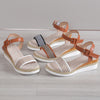 Houndstooth Print Sandals Women Summer Buckle Dress Shoes